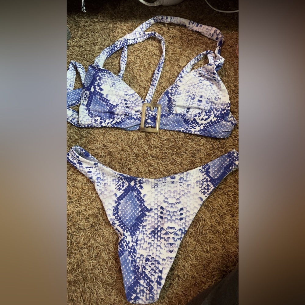 shein buckle bikini